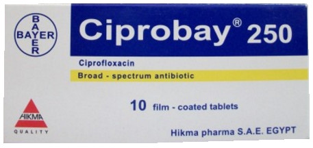 أقراص سيبروباي Ciprobay 