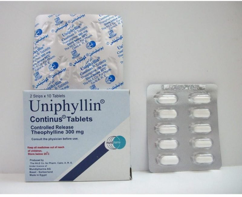 أقراص يونيفيللين Uniphyllin