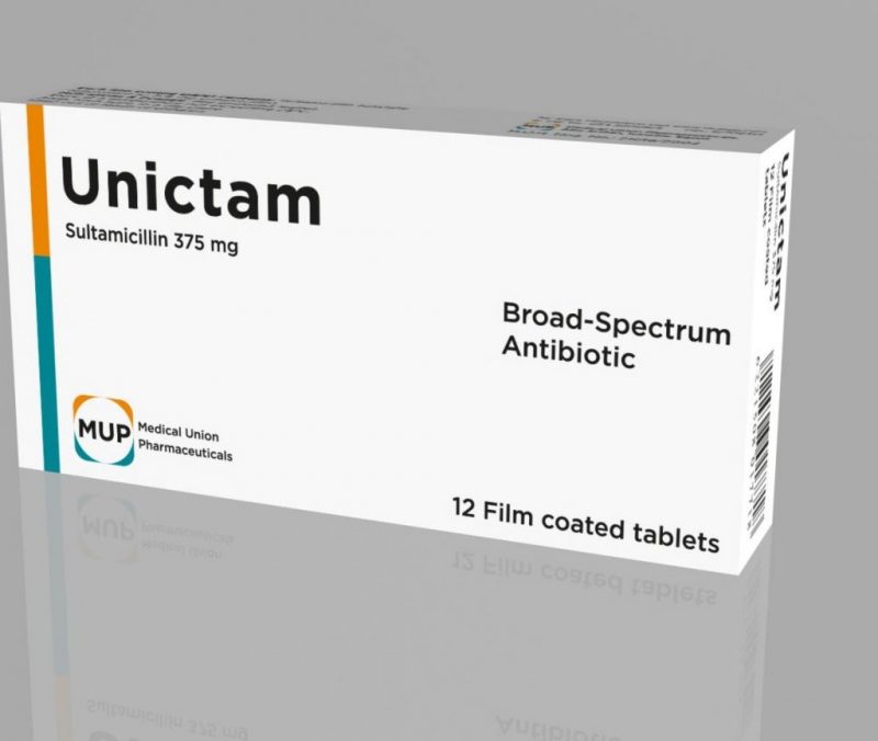 يونيكتام Unictam أقراص مضاد حيوي واسع المجال